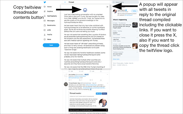 twitview thread unroll/reader for twitter chrome谷歌浏览器插件_扩展第4张截图