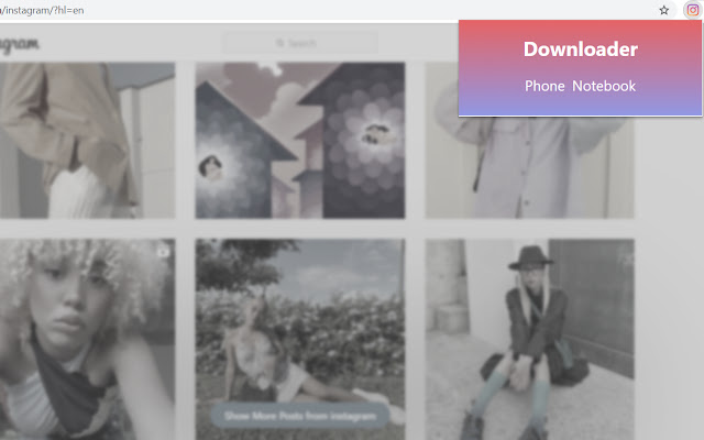 Insta Downloader chrome谷歌浏览器插件_扩展第2张截图