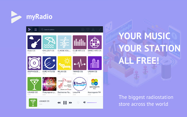 myRadio chrome谷歌浏览器插件_扩展第1张截图