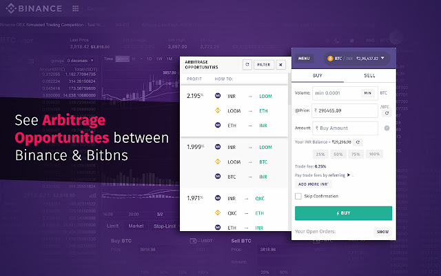 Bitbns Extension chrome谷歌浏览器插件_扩展第2张截图