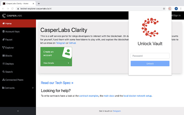 CasperLabs Signer chrome谷歌浏览器插件_扩展第1张截图