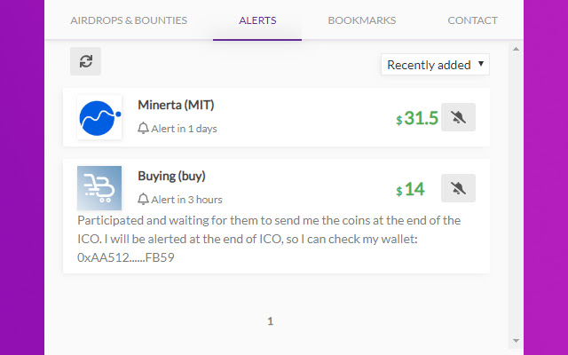 Crypto Airdrops & Bounties chrome谷歌浏览器插件_扩展第2张截图