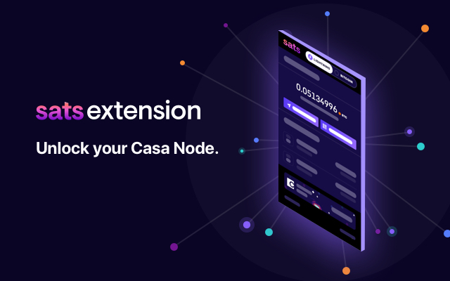 Sats Extension by Casa chrome谷歌浏览器插件_扩展第1张截图