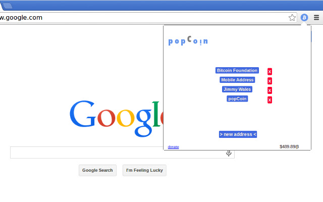 popCoin chrome谷歌浏览器插件_扩展第2张截图