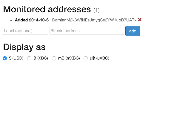 BTC Address Monitor chrome谷歌浏览器插件_扩展第1张截图