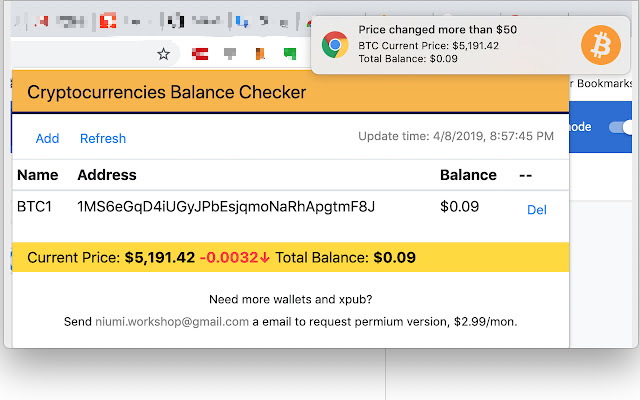 BTC Balance Checker chrome谷歌浏览器插件_扩展第3张截图