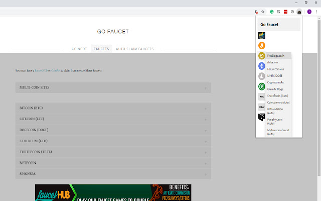 Go Faucet chrome谷歌浏览器插件_扩展第1张截图