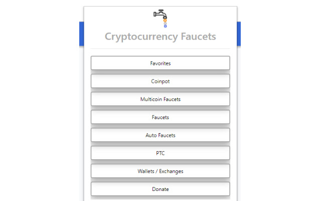 Cryptocurrency Faucets chrome谷歌浏览器插件_扩展第1张截图