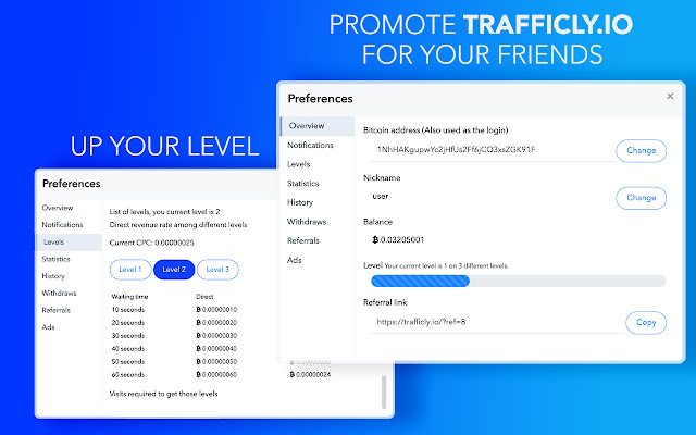 trafficly.io - Get Bitcoins in a second. chrome谷歌浏览器插件_扩展第2张截图