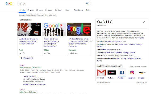 OwOify chrome谷歌浏览器插件_扩展第2张截图
