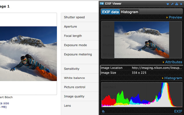 EXIF Viewer Pro chrome谷歌浏览器插件_扩展第2张截图