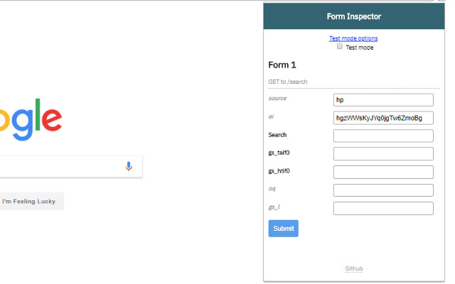 Form Inspector chrome谷歌浏览器插件_扩展第1张截图