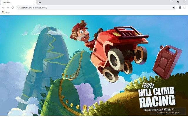 Hill Climb Racing New Tab Theme chrome谷歌浏览器插件_扩展第2张截图