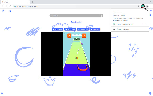 Picker 3D Game New Tab chrome谷歌浏览器插件_扩展第3张截图