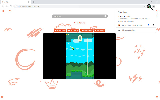 Hanger Game Online New Tab chrome谷歌浏览器插件_扩展第2张截图
