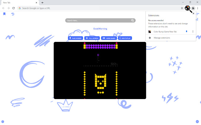 Color Bump Game New Tab chrome谷歌浏览器插件_扩展第2张截图