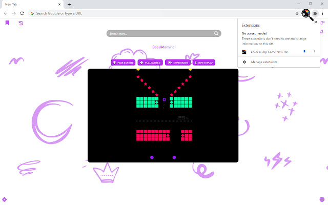 Color Bump Game New Tab chrome谷歌浏览器插件_扩展第3张截图