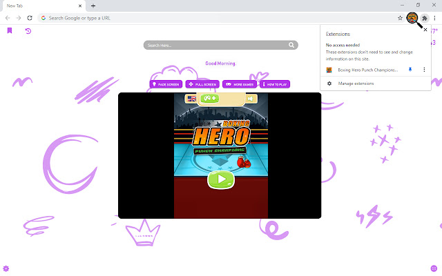Boxing Hero Punch Champions Game New Tab chrome谷歌浏览器插件_扩展第5张截图