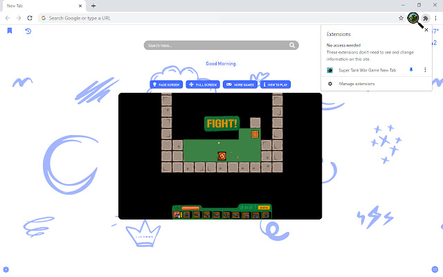 Super Tank War Game New Tab chrome谷歌浏览器插件_扩展第3张截图