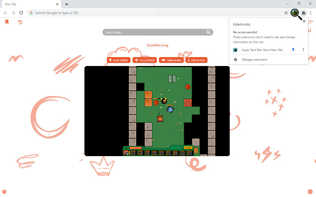 Super Tank War Game New Tab chrome谷歌浏览器插件_扩展第4张截图