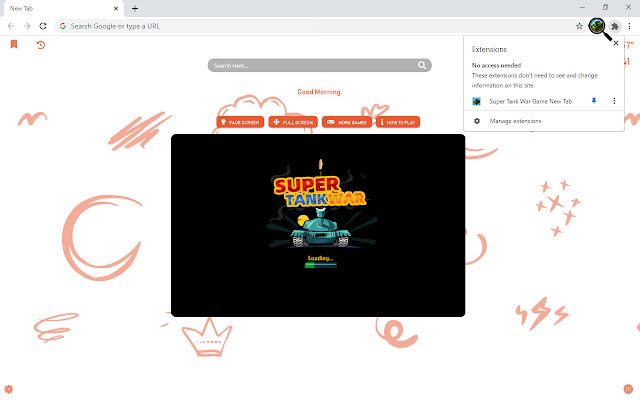 Super Tank War Game New Tab chrome谷歌浏览器插件_扩展第5张截图