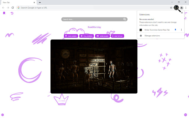 Striker Dummies Game New Tab chrome谷歌浏览器插件_扩展第5张截图