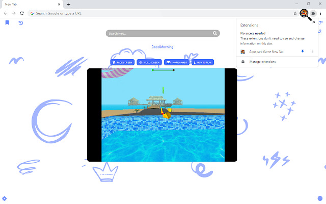 Aquapark Game New Tab chrome谷歌浏览器插件_扩展第3张截图