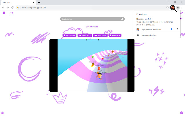 Aquapark Game New Tab chrome谷歌浏览器插件_扩展第4张截图