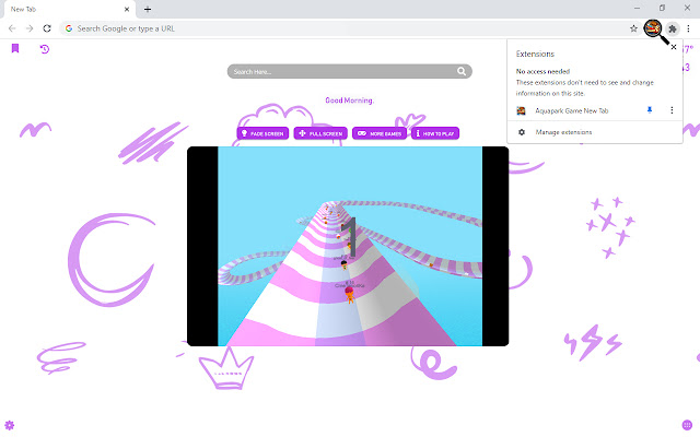 Aquapark Game New Tab chrome谷歌浏览器插件_扩展第5张截图