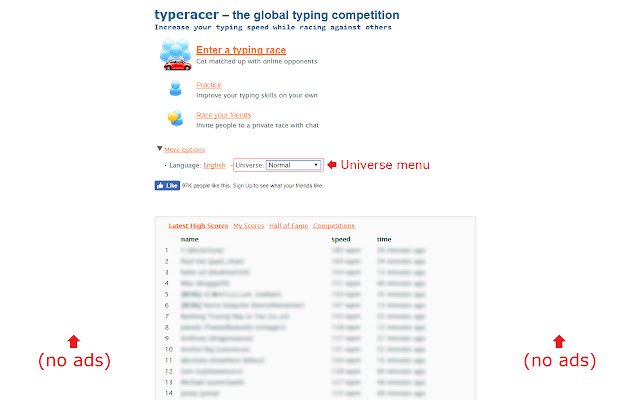 Typeracer Companion chrome谷歌浏览器插件_扩展第1张截图