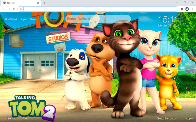 My Talking Tom 2 - Virtual Pet Simulator chrome谷歌浏览器插件_扩展第1张截图
