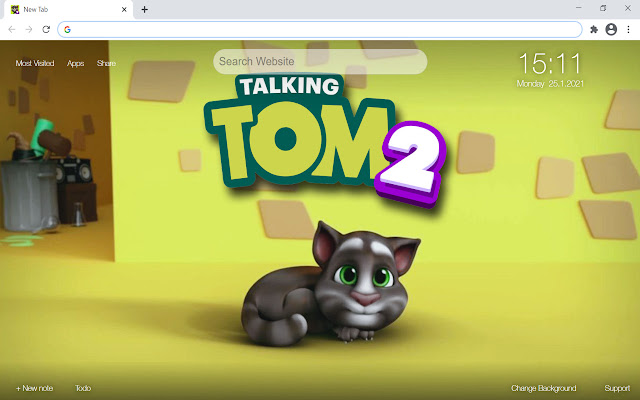 My Talking Tom 2 - Virtual Pet Simulator chrome谷歌浏览器插件_扩展第3张截图