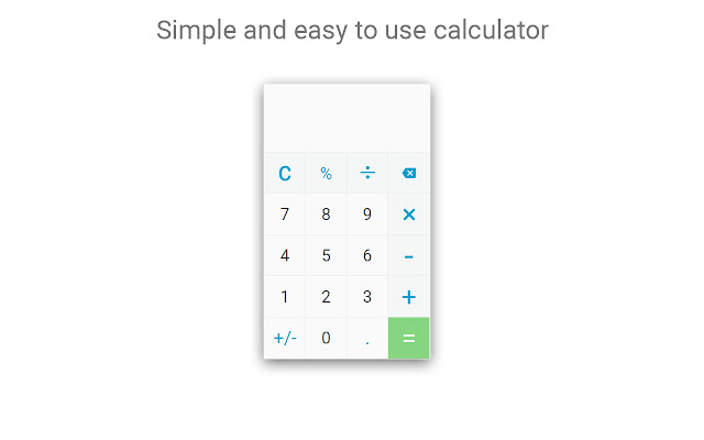Android Calculator chrome谷歌浏览器插件_扩展第1张截图