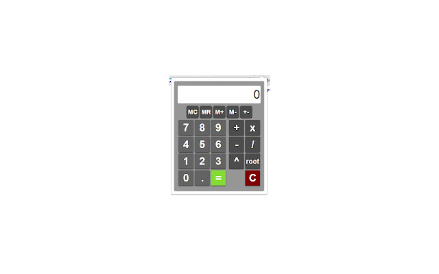 Clean Calculator Extension chrome谷歌浏览器插件_扩展第1张截图