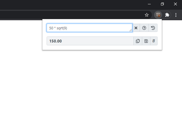 easyCalc chrome谷歌浏览器插件_扩展第2张截图