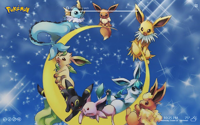 Pokemon New Tab Wallpaper chrome谷歌浏览器插件_扩展第1张截图