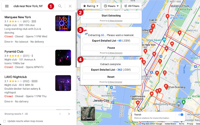 G Maps Extractor - Google Maps Scraper chrome谷歌浏览器插件_扩展第1张截图