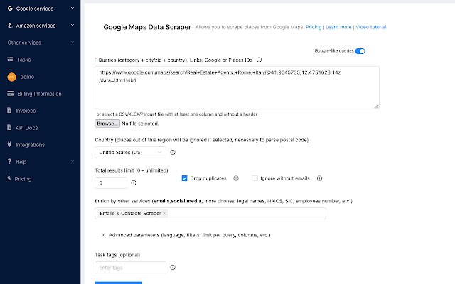 Google Maps Scraper chrome谷歌浏览器插件_扩展第2张截图