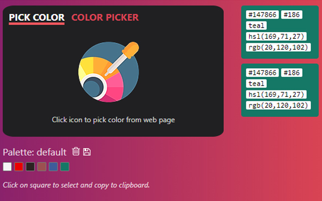 Color Picker chrome谷歌浏览器插件_扩展第1张截图