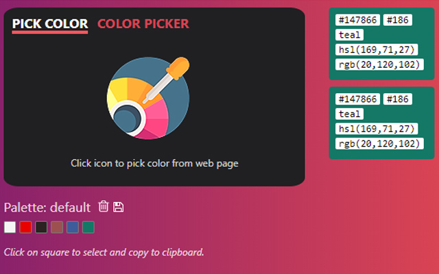 Color Picker chrome谷歌浏览器插件_扩展第2张截图