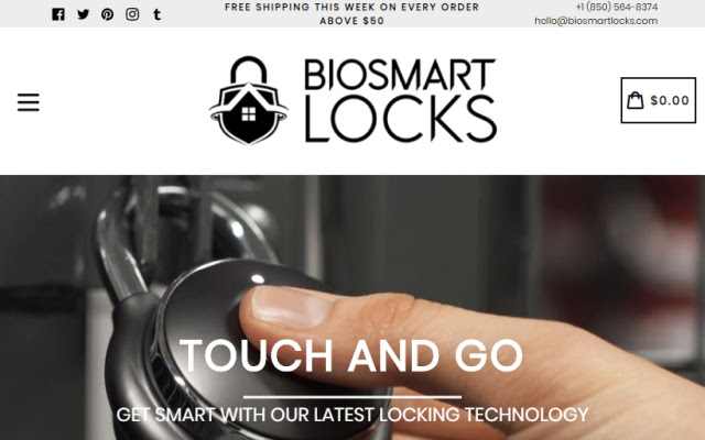 Biosmart Locks: Smart Fingerprint Locks chrome谷歌浏览器插件_扩展第1张截图