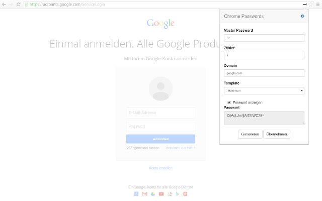 Chrome Passwords chrome谷歌浏览器插件_扩展第2张截图