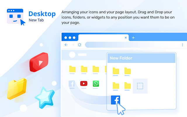 Desktop New Tab chrome谷歌浏览器插件_扩展第2张截图