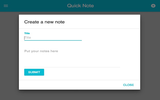 QuickNote chrome谷歌浏览器插件_扩展第1张截图