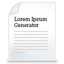 Lorem ipsum generator (using keyboard only)