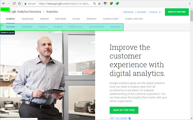 XTag Selector: Visual selection for trackers chrome谷歌浏览器插件_扩展第2张截图