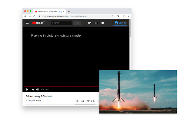 Picture-in-Picture chrome谷歌浏览器插件_扩展第1张截图
