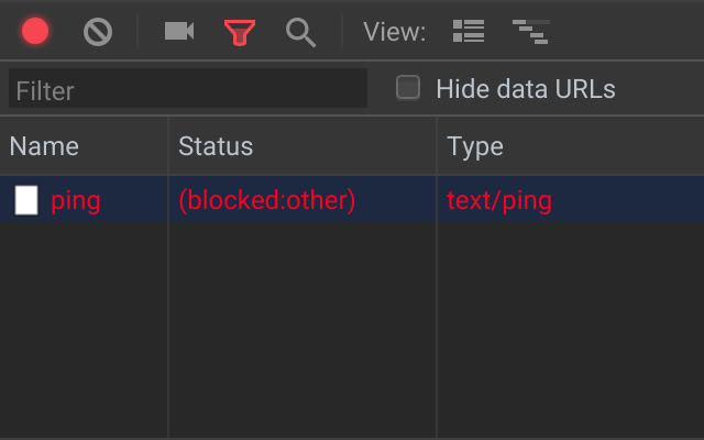 Ping Blocker chrome谷歌浏览器插件_扩展第1张截图