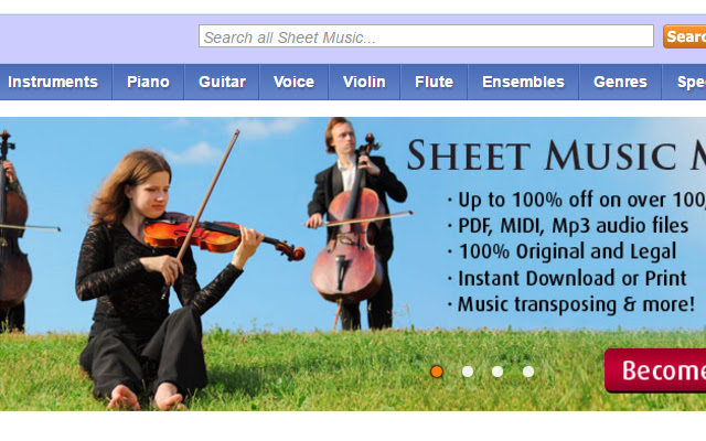 Virtual Sheet Music chrome谷歌浏览器插件_扩展第1张截图