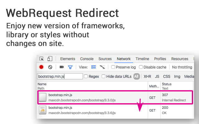 WebRequest Redirect chrome谷歌浏览器插件_扩展第1张截图